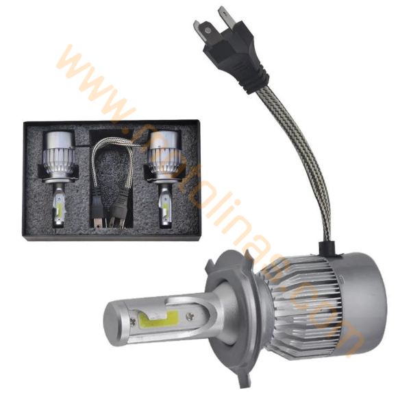 LED XENON YENİ NESİL UZUN TİP TAM BEYAZ 1 ADET H4 ÇİFT DEVRE ZENON