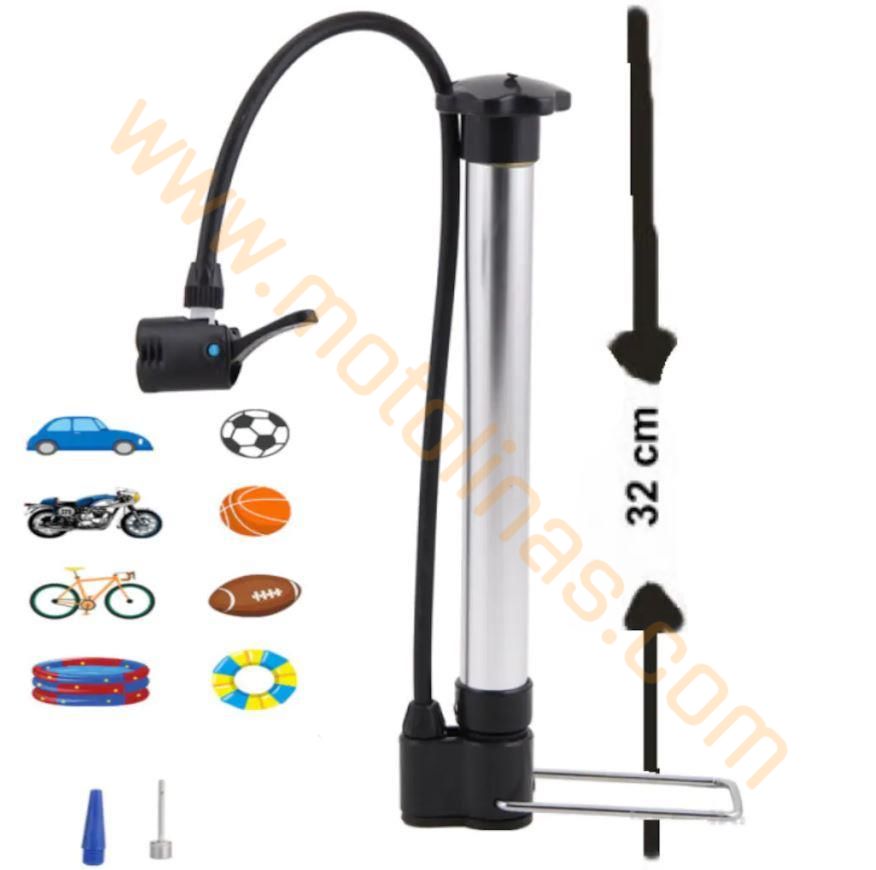 POMPA ALÜMINYUM 32 CM [A/V - F/V UYUMLU] [ÇİFT GİRİŞLİ]