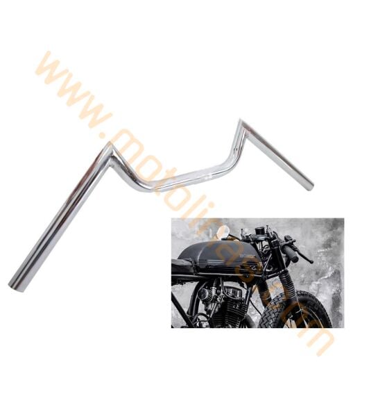 Direksiyon Gidon M Tip – CG & Cafe Racer, Cruiser Bobber Chopper Scrambler Uyumlu