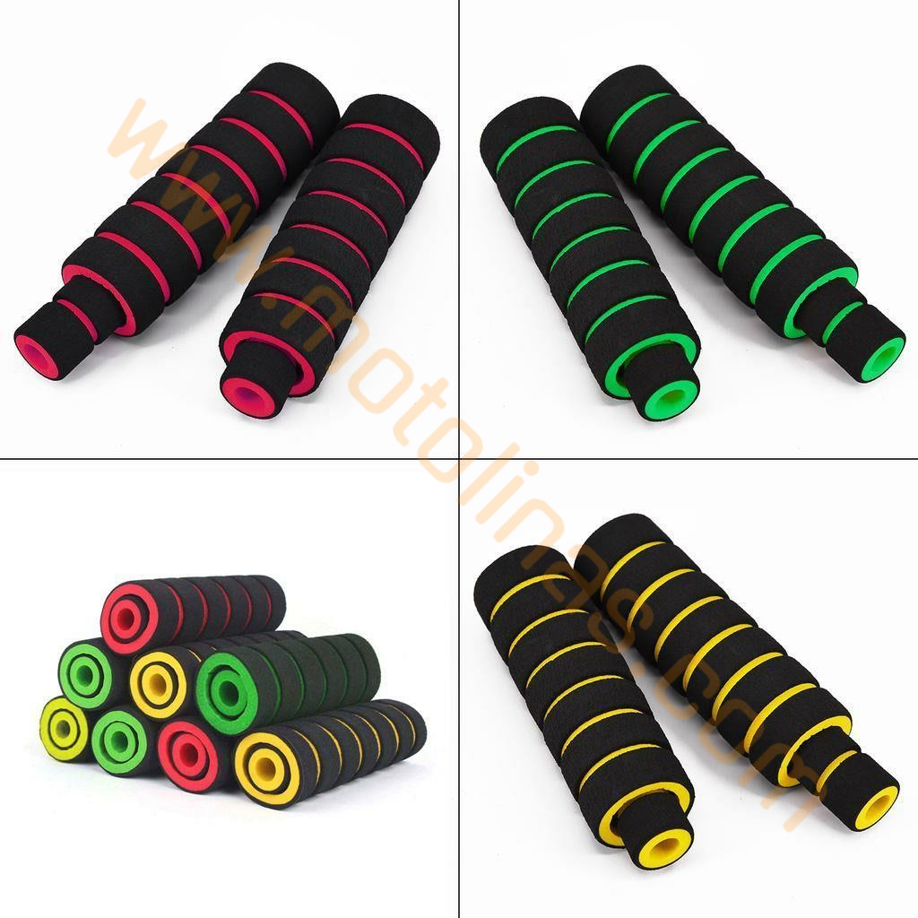 MOTOSİKLET ELCİK SÜNGERİ + MANET SÜNGERİ 4'Lü SET MAVİ