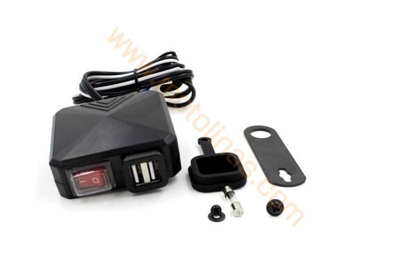 Telefon 2li Usb Şarj Makinası Su Geçirmez Usb2.1a  - Universal