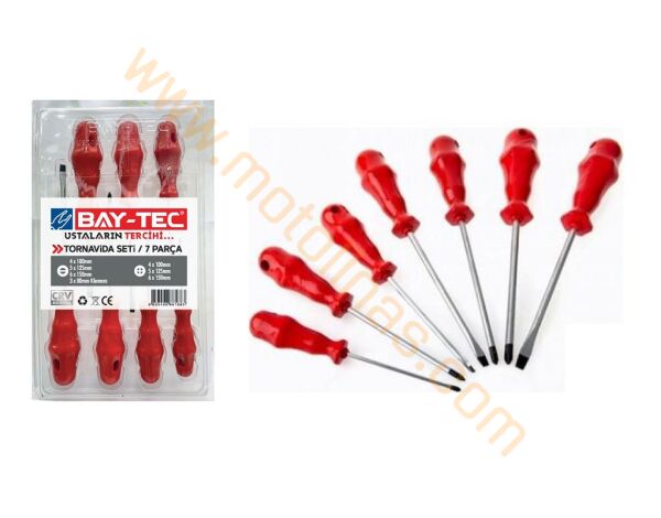 Baytec Tornavida Seti 7 Parça Profesyonel