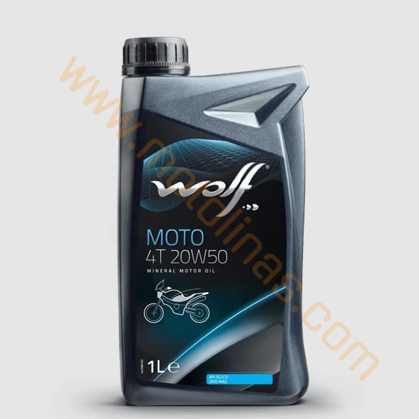 WOLF ( BELÇİKA MALI )  20w50 MİNERAL 4T 1 LİTRE YAĞ