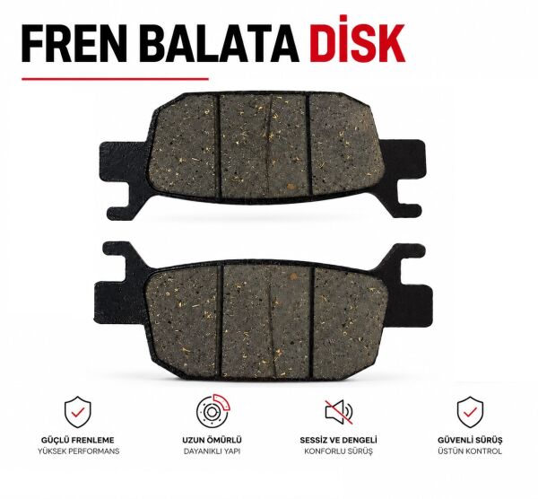 Honda Forza 250 Arka Fren Balatası 2018-2025 OEM Kalite Disk Fren Balatası
