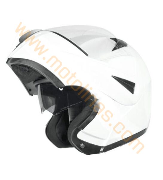 Çene Açılır Vizörlü Kask [vrt]] [beyaz] [xl] Ce Belgeli- Oem