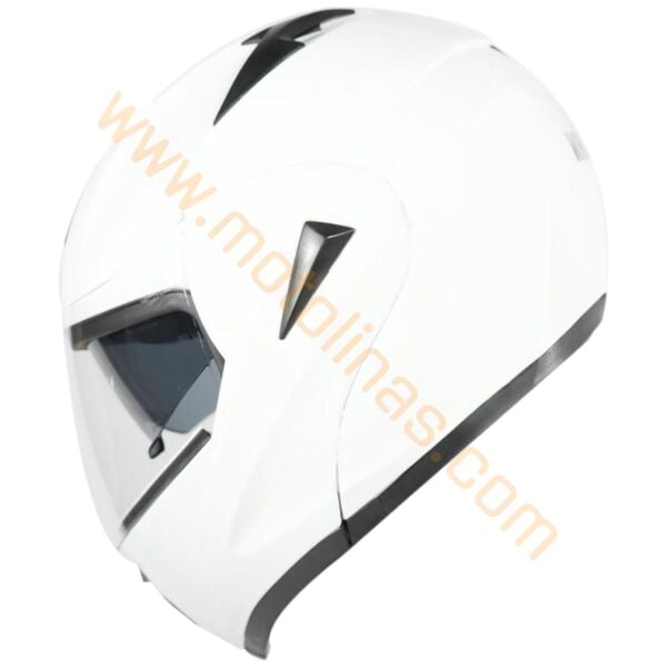 Çene Açılır Vizörlü Kask [vrt]] [beyaz] [xl] Ce Belgeli- Oem