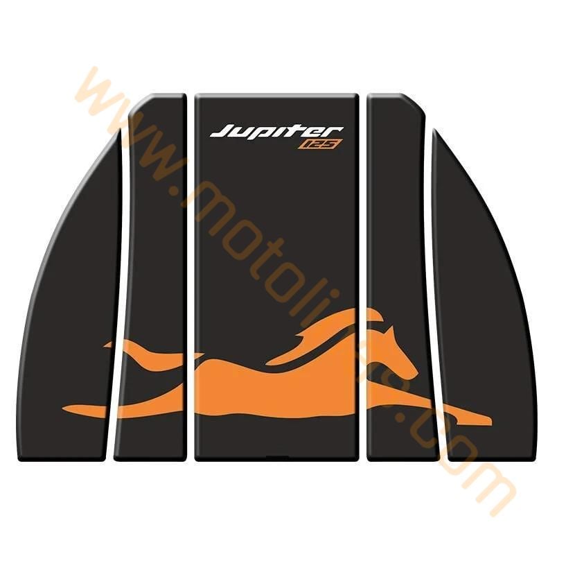 TVS JUPİTER 125 2023 - 2024 UYUMLU TANK PAD SET TURUNCU LOGOLU