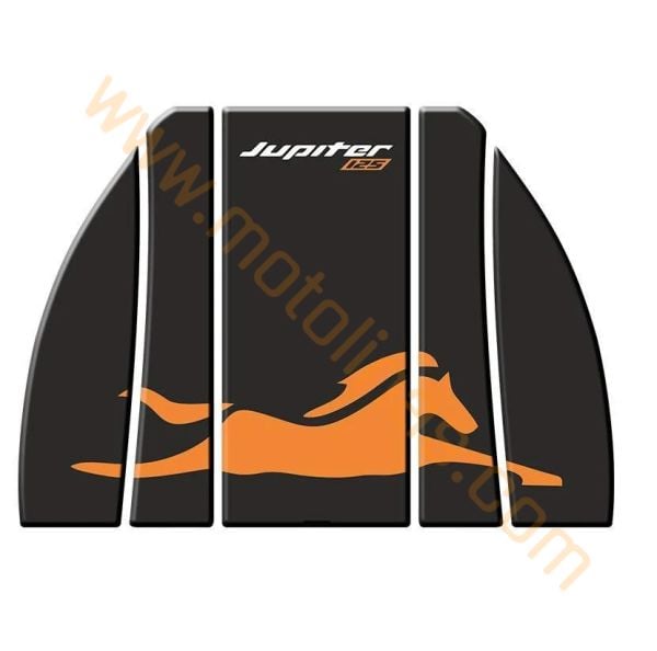 TVS JUPİTER 125 2023 - 2024 UYUMLU TANK PAD SET TURUNCU LOGOLU