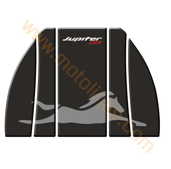 TVS JUPİTER 125 2023 - 2024 UYUMLU TANK PAD SET GRİ LOGOLU