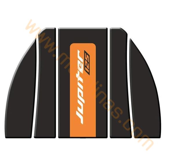 TVS JUPİTER 125 2023 - 2024 UYUMLU TANK PAD SET TURUNCU YAZILI