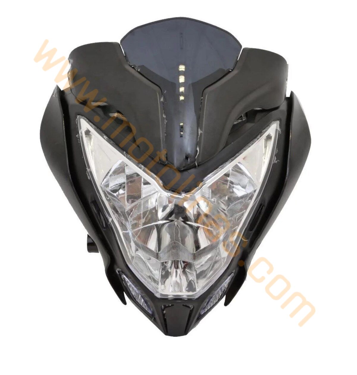 Ön Far - Ön Grenaj - Siperlik Camı Komple  -  Bajaj Pulsar Ns200, Ns150 Ns160, Ns125