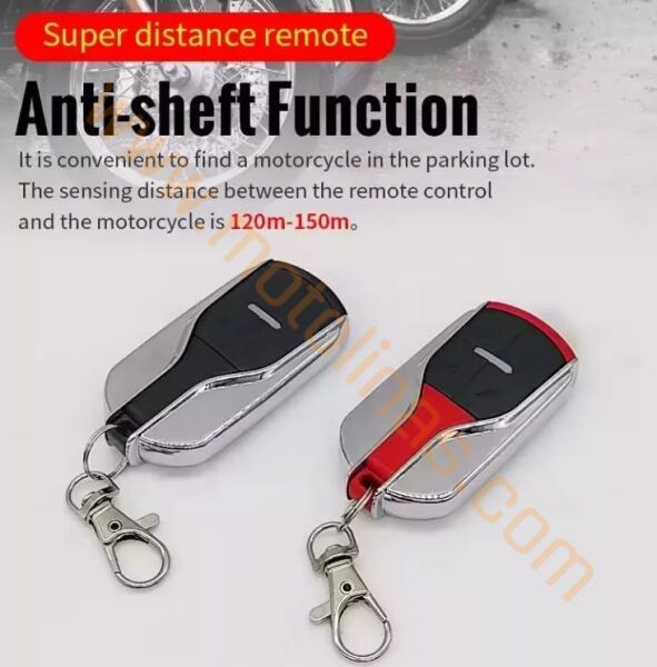 MOTOSİKLET ALARM SETİ  START STOP BUTONLU YÜKSEK HASSASİYET