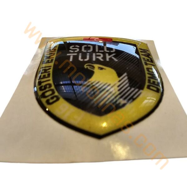 SOLO TÜRK DAMLA ETİKET, SOLO TÜRK STİCKER 5cmX6cm