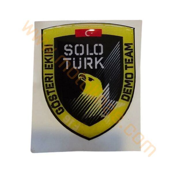 SOLO TÜRK DAMLA ETİKET, SOLO TÜRK STİCKER 5cmX6cm