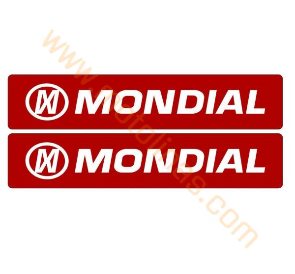 MONDİAL STİCKER KIRMIZI 15X3cm 2 li SET UNİVERSAL MONDİAL ETİKET