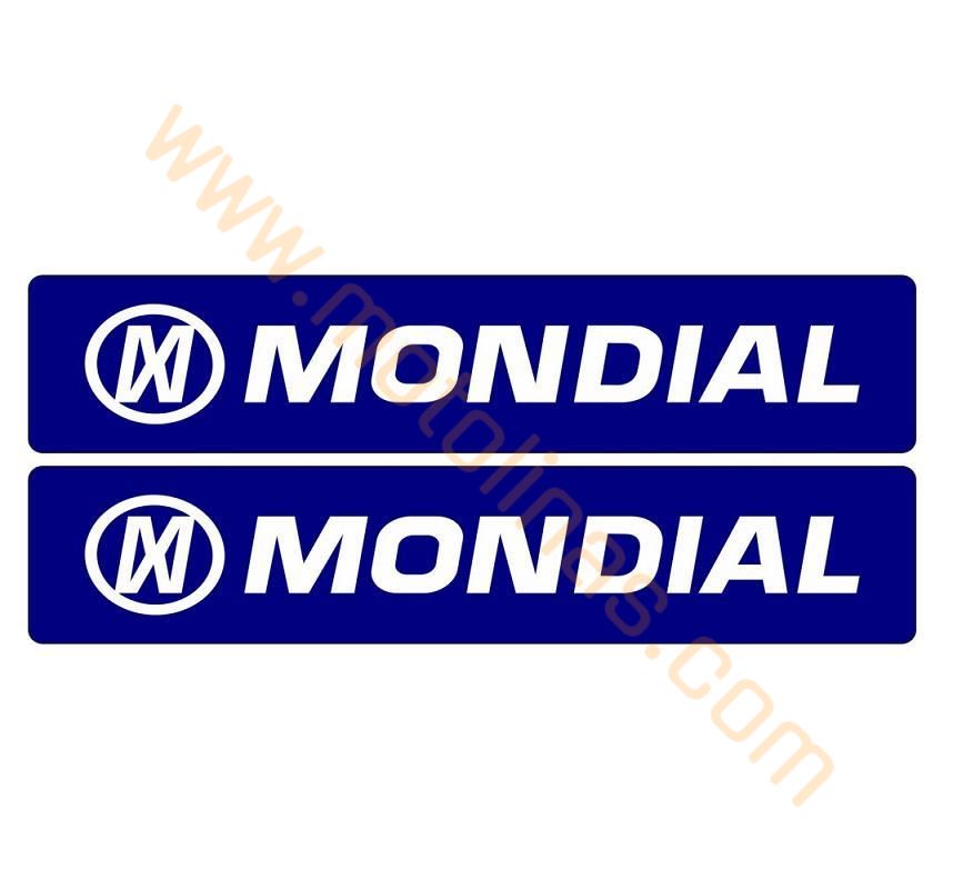 MONDİAL STİCKER MAVİ 15X3cm 2 li SET UNİVERSAL MONDİAL ETİKET