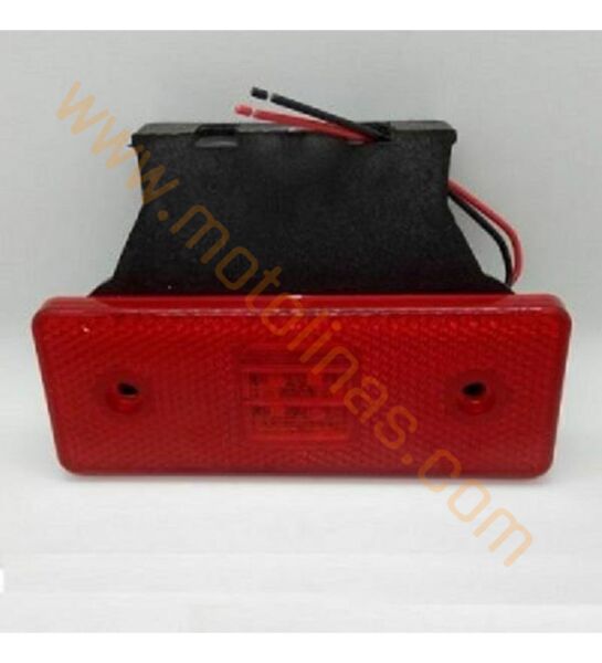 Motosiklet Arka Çanta Reflektörü Ledli Stop 12 V Boyut : 11cm X 4cm - Aksesuar