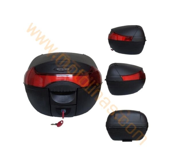Mefatech Mf33 33Lt Siyah Çanta Topcase Kızaklı Full Aparatlı