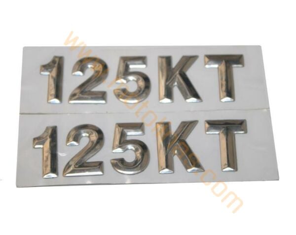 Mondial 125 Kt Yan Kapak Amblemi Takımı Kt125 Yan Kapak Logosu
