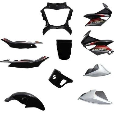 Honda CBF 150 Kaporta Seti Siyah Full Grenaj Seti OEM Kalite