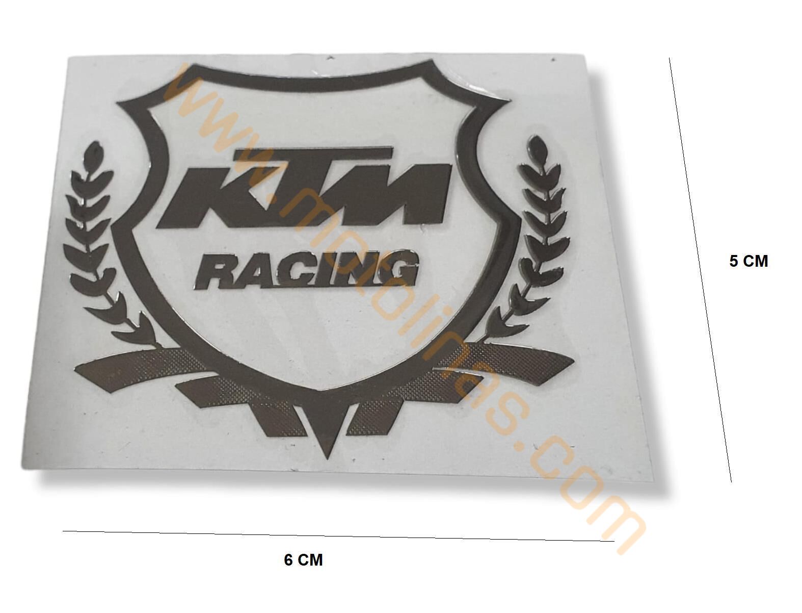 Motosiklet etiket, motosiklet sticker ithal Alüminyum sticker KTM LOGO