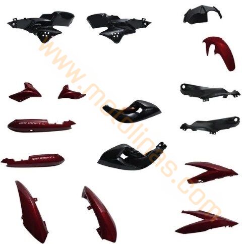 KAPORTA SET KIRMIZI - MONDİAL DRİFT 125 L