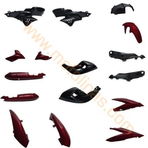 KAPORTA SET KIRMIZI - MONDİAL DRİFT 125 L