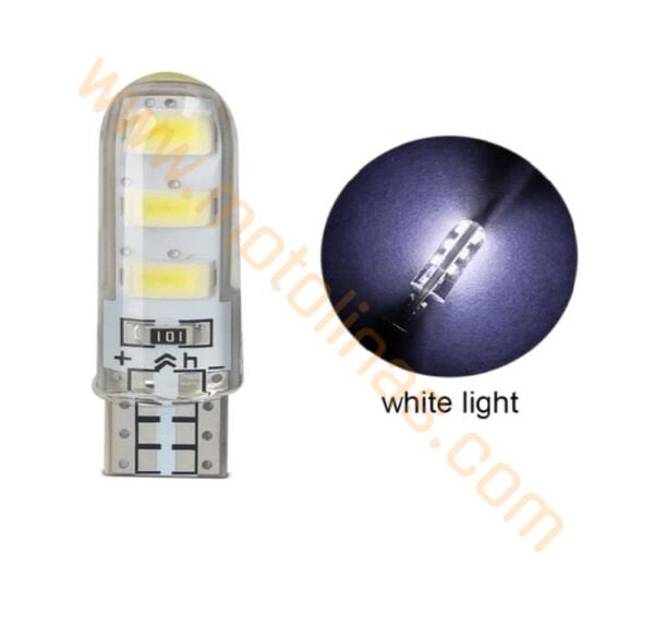 Sinyal Ampul Dipsiz 12V Çakar Modlu LED Beyaz Işık 2 Adet