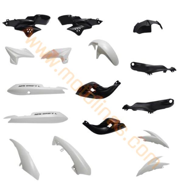 KAPORTA SET BEYAZ - MONDİAL DRİFT 125 L