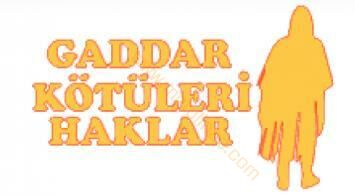 GADDAR ETİKETİ, GADDDAR KÖTÜLERİ HAKLAR STİCKER GOLD 13CM X 8 CM