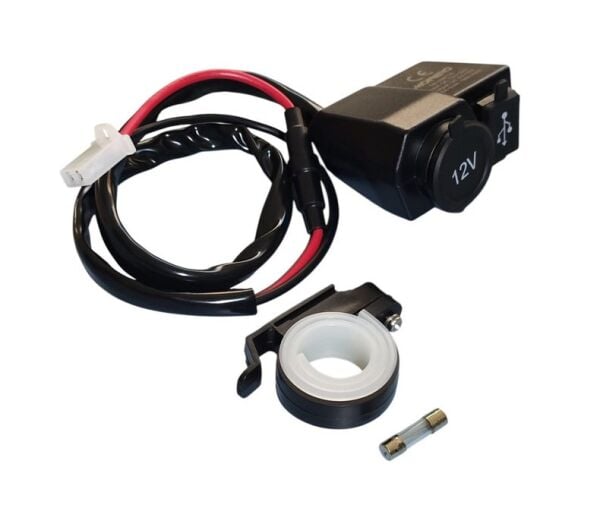 Motosiklet USB Şarj Cihazı Çakmaklık Soketi 12V Universal (Çakmaklık Dahil Değildir)