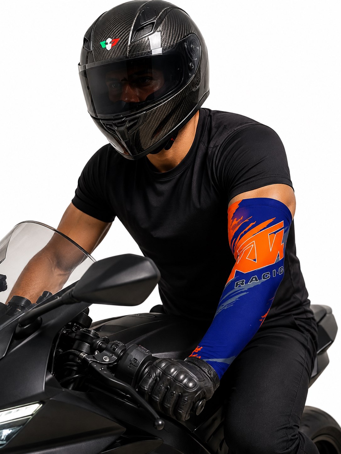 MOTOLİNAS GÜNEŞ KORUMALI KOL BANDI TAKIMI RAHAT KUMAŞ LNS4 - MOTOSİKLET BİSİKLET