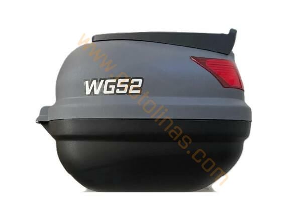 MOTOSİKLET ARKA TOPCASE ARKA ÇANTA 52 LİTRE BASİC NARDON GRİ