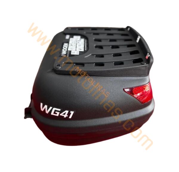 MOTOSİKLET ARKA TOPCASE ARKA ÇANTA 41 LİTRE BASİC SİYAH