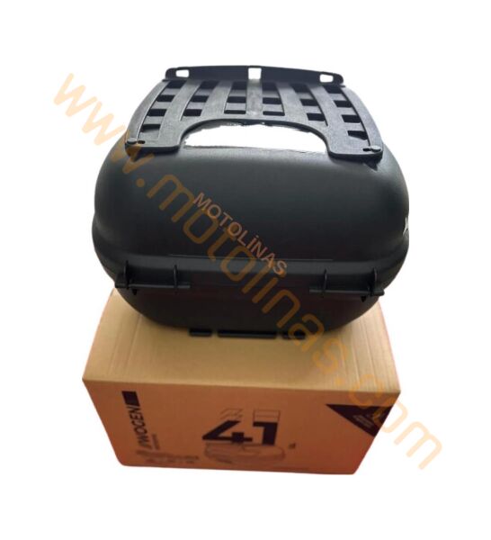 MOTOSİKLET ARKA TOPCASE ARKA ÇANTA 41 LİTRE BASİC SİYAH