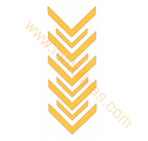ÇAMURLUK OKLU STİCKER [FOLYO ETİKET] [GOLD] - UNİVERSAL