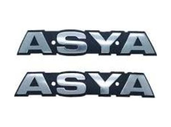 CG Motosiklet Benzin Depo Arması Takım Asya Yazılı Depo Etiketi Metal