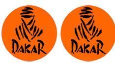 DAKAR UYUMLU STİCKER 2 li set 5X5 cm FALCON LOGO , FALCON ETİKET DAMLA