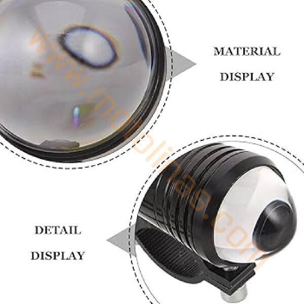 Motosiklet, Atv, Scooter Sis Farı 21mm, 3 Modlu Yüksek Işıklı Sis Farı Adet Fiyat