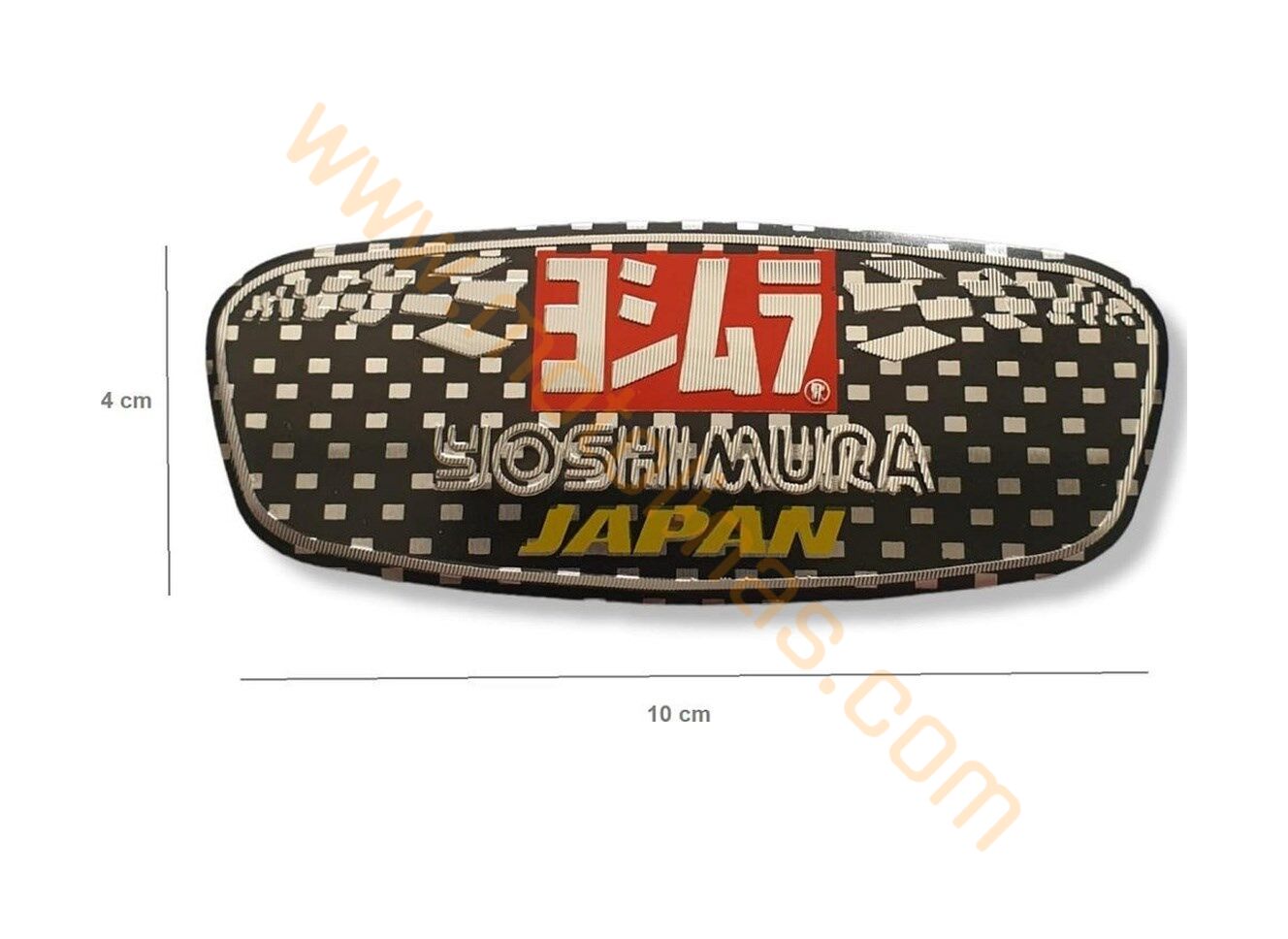 MOTOSİKLET EGSOZ STİCKER YANMAZ METAL YOSHIMURA EKSOZ