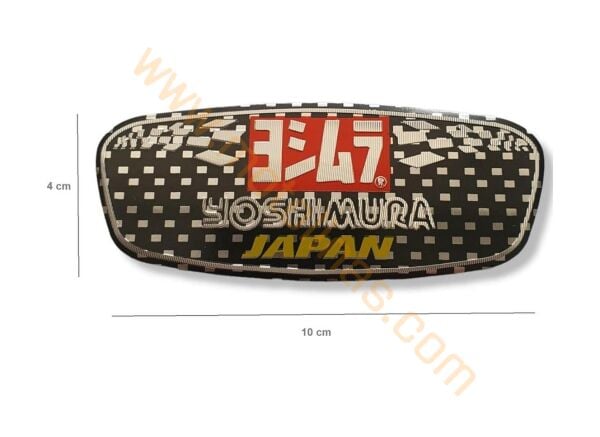 MOTOSİKLET EGSOZ STİCKER YANMAZ METAL YOSHIMURA EKSOZ