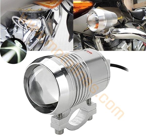 Motosiklet Sis Farı Uzun Kısa Modlu Gümüş Su Geçirmez, Scooter, Atv, Cross Universal