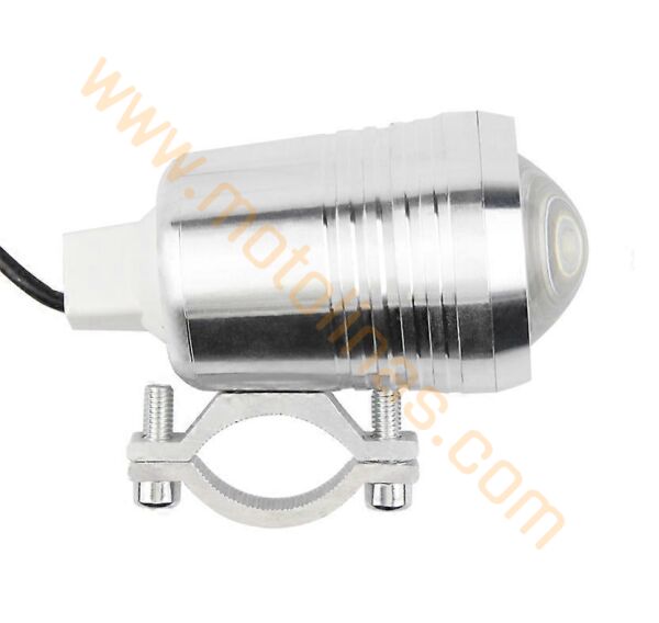 Motosiklet Sis Farı Uzun Kısa Modlu Gümüş Su Geçirmez, Scooter, Atv, Cross Universal