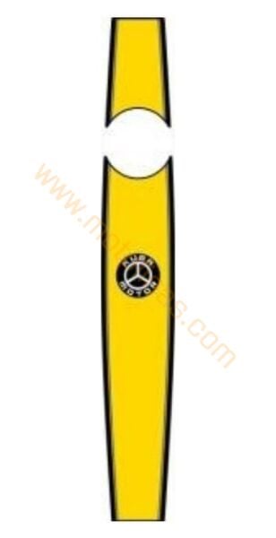 CG KUBA ÇITA BENZİN DEPO ÜSTÜ ETİKET KUBA SARI BENZİN VE SUDAN ETKİLENMEYEN ÜRÜN