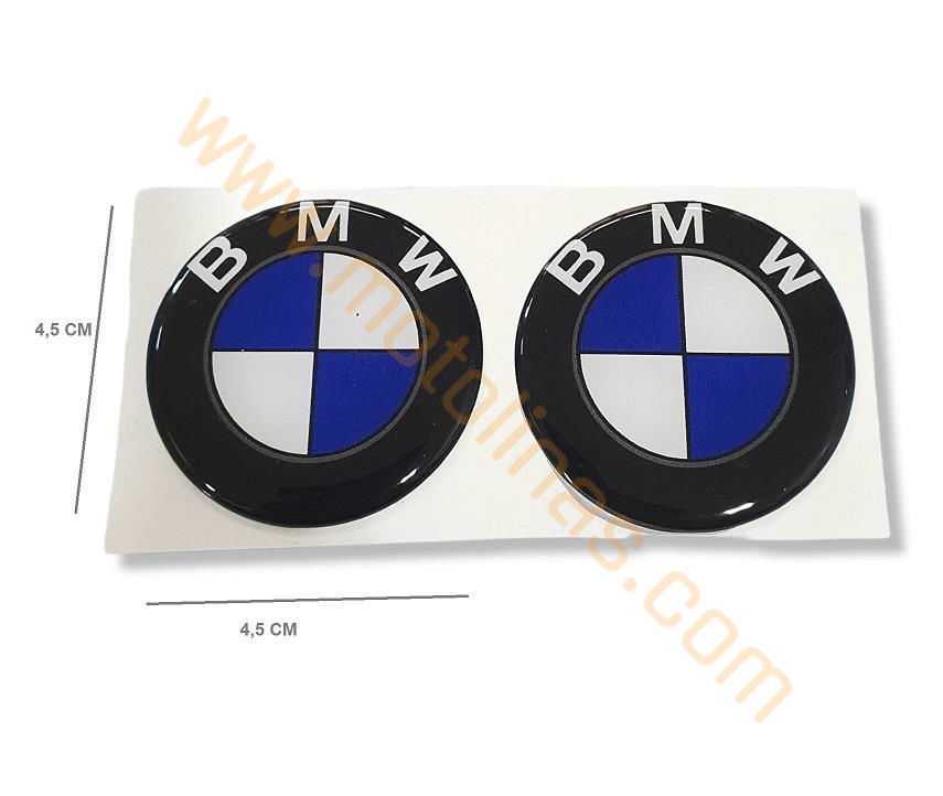 BMW UYUMLU STİCKER 2 li set 5X5 cm BMW LOGO , BMW ETİKET DAMLA