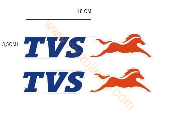 TVS STİCKER 2 Lİ ŞEFAF FOLYO 18cm X 3cm  SU VE YAĞMURDAN ETKİLENMEZ