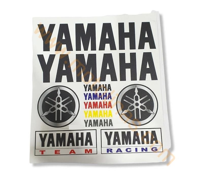 YAMAHA UYUMLU STİCKER SETİ 11 PARÇA ŞEFFAF SU GEÇİRMEZ YAMAHA ETİKET
