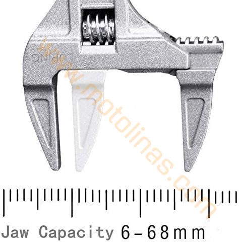 AYARLANABİLİR 6-68mm İNGİLİZ ANAHTARI ÇOK AMAÇLI