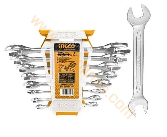 Açık Anahtar Seti [8 Parça] 6mm-22mm Endüstriyel - İngco