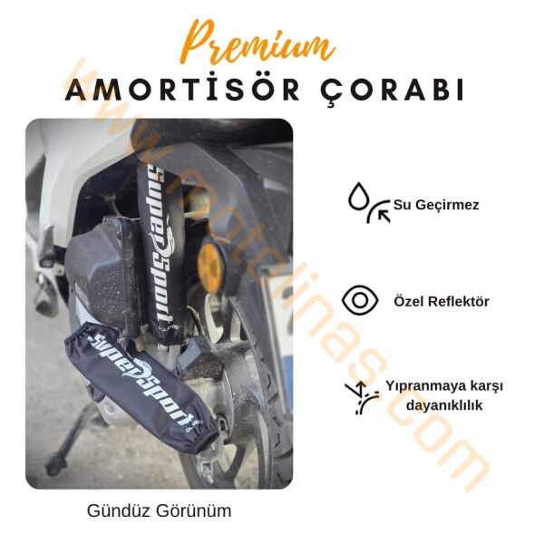 ARKA AMORTİSÖR ÇORABI KILIFI 2 ADET 29cm [REFLEKTÖRSÜZ/SPORT] - UNİVERSAL